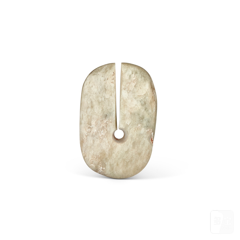 新石器時期 玉玦  CHINA, NEOLITHIC PERIOD, CIRCA 3500-2500 B.C.
